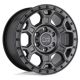 Alloy Wheel 17x8 ET45 5x160 Matte Gunmetal W/ Black Bolts Midhill Black Rhino