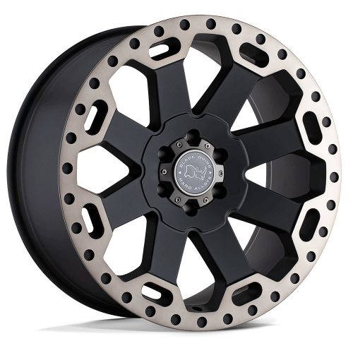 Alloy Wheel 17x9 ET12 6x139,7 Matte Black W/ Machined Dark Tint Warlord Black Rhino