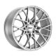 Alloy Wheel 19x8.5 ET42 5x108 Sebring Silver W/ Mirror CUT Face TSW