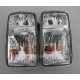 Front crystal-white index and position lamp pair for Nissan Patrol GR Y60 1987-1995