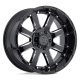 Alloy Wheel 22x10 ET-12 6x139.7 Gloss Black W/ Milled Spokes Sierra Black Rhino