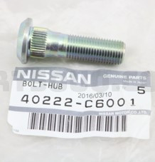 Rear wheel bolt for Nissan