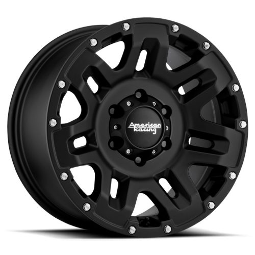 Alloy Wheel 18x8.5 ET15 5x127 AR200 Yukon Cast Iron Black American Racing