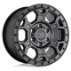 Alloy Wheel 16x8 ET45 6x130 Matte Gunmetal W/ Black Bolts Midhill Black Rhino