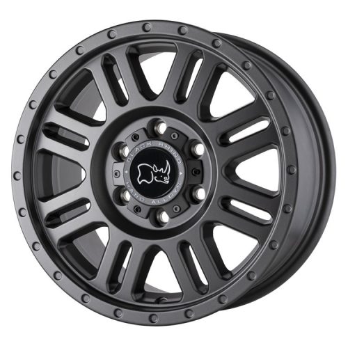 Alloy Wheel 16x8 ET45 6x130 Matte Gunmetal Yellowstone Black Rhino