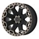 Alloy Wheel 17x8 ET30 5x127 Matte Black/Machined Dark Warlord Black Rhino