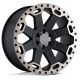 Alloy Wheel 17x8 ET52 6x130 Matte Black W/ Machined Dark Tint Warlord Black Rhino