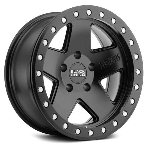 Alloy Wheel 17x8.5 ET-32 5x127 Matte Black Crawler Beadlock Black Rhino