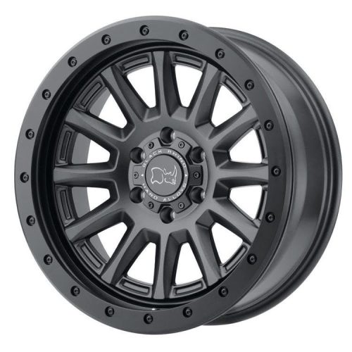 Alloy Wheel 17x8.5 ET-18 5x114.3 Gun Black Dugger Black Rhino