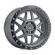 Alloy Wheel 17x9 ET0 5x127 Battleship Gray W/ Black Ring Kelso Black Rhino