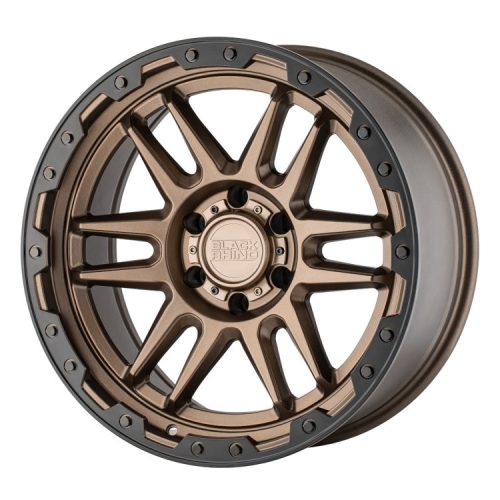 Alloy Wheel 18x9 ET-18 5x127 Matte Bronze/Black Lip Edge Apache Black Rhino