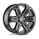 Alloy Wheel 18x9 ET12 6x139,7 Matte Gunmetal W/ Brushed Face & Gunmetal Tint Wanaka Black Rhino