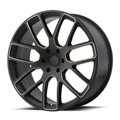 Alloy Wheel 20x9 ET30 6x135 Matte Black/Dark Tint Milled Kunene Black Rhino