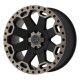 Alloy Wheel 20x9 ET0 5x139.7 Matte Black/Machined Dark Warlord Black Rhino