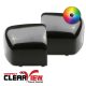 ClearView “Compact” Towing Mirror  Head Covers Chrome