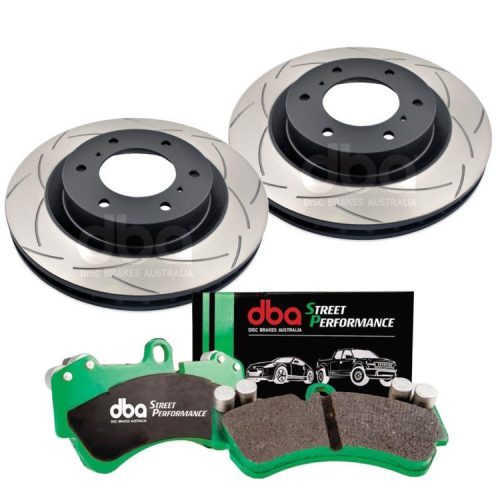 DBA T2 Street Performance Front brake kit - Mitsubishi Pajero 06-21