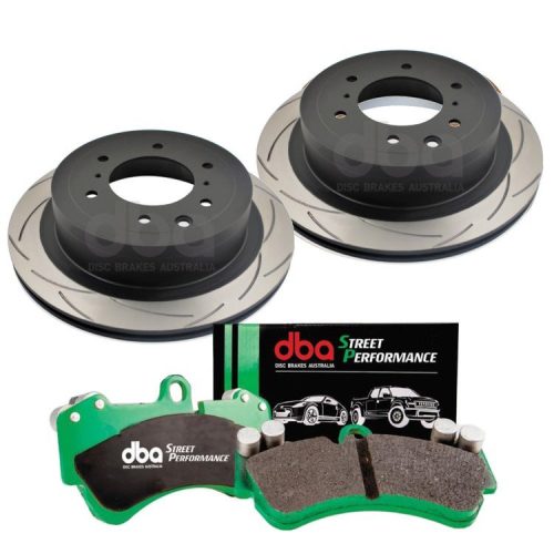 DBA T2 Street Performance Rear brake kit - Mitsubishi Pajero 06-21