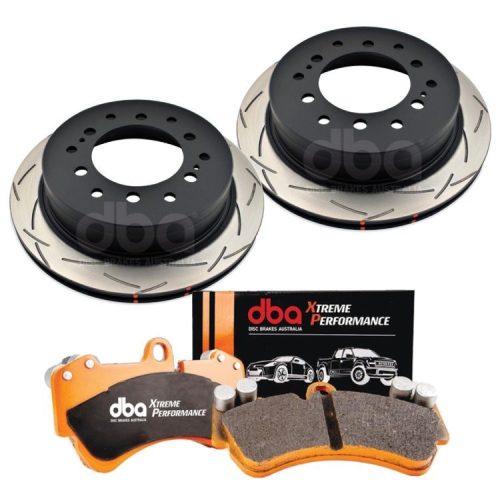 DBA T3 4000 Xtreme Performance Rear brake kit - Toyota Prado 96-09