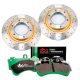 DBA X-Gold Street Performance Front brake kit - Toyota Land Cruiser J8 92-99