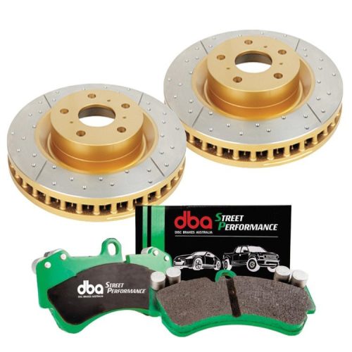 DBA X-Gold Street Performance Rear brake kit - Toyota Prado 96-09