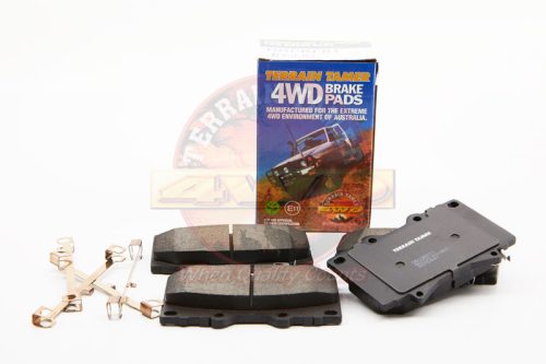 Terrain Tamer Front Brake Pads & Fitting Kit Toyota Landcruiser FZJ HZJ 105 HDJ UZJ 100 1998->