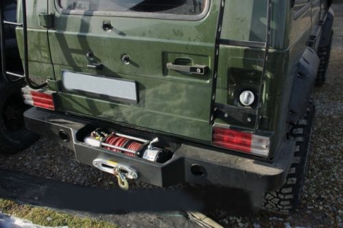 F4x4 rear bumper with winch holder Mercedes G 1979->