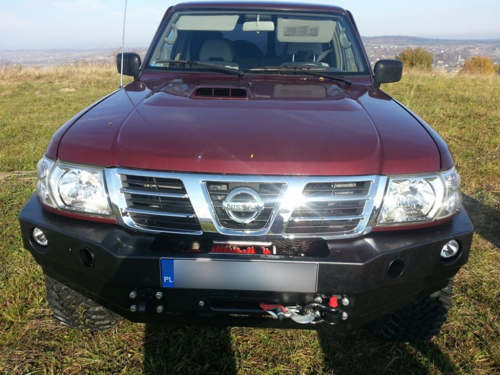 Nissan patrol store winch bumper