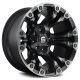 Alloy Wheel 18x9 ET20 5x139.7/5x150 D569 Vapor New Matte Black/Double Dark Tint Fuel