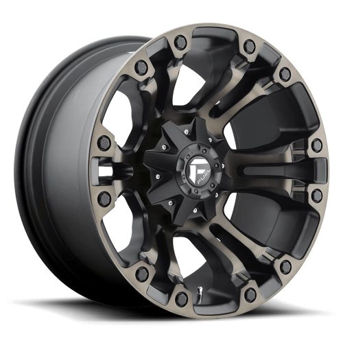 Alloy Wheel 18x9 ET1 6x135/6x139.7 D569 Vapor Matte Black Double Dark Tint Fuel