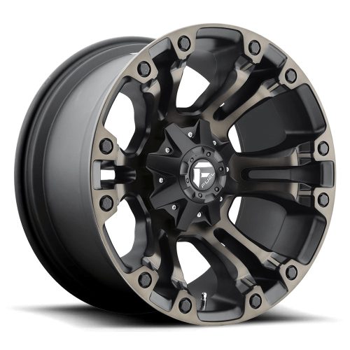 Alloy Wheel 20x10 ET-18 5x114.3/5x127 D569 Vapor Matte Black Double Dark Tint Fuel