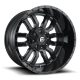 Alloy Wheel 22x10 ET-18 6x135/6x139,7 D596 Sledge Matte Black Gloss Black LIP Fuel