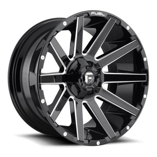 Alloy Wheel 20x10 ET-19 6x135/6x139,7 D615 Contra Gloss Black Milled Fuel