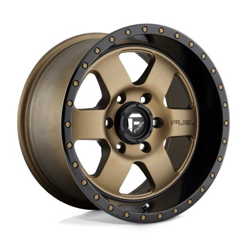 Alloy Wheel 17x9 ET-12 5x127 D617 Podium Matte Bronze Black Bead Ring Fuel