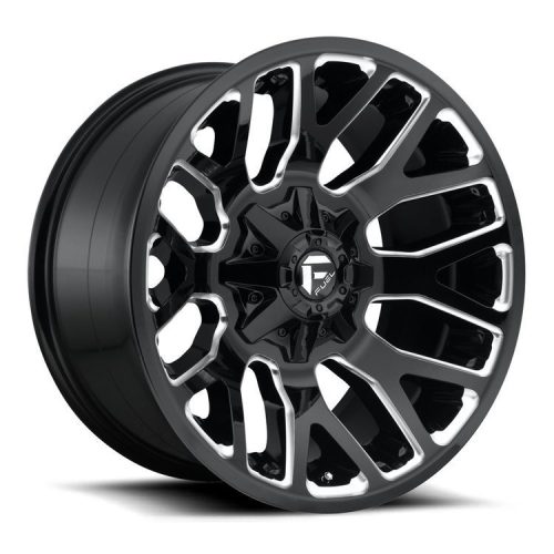 Alloy Wheel 20x9 ET20 5x114.3/5x127 D623 Warrior Gloss Black Milled Fuel