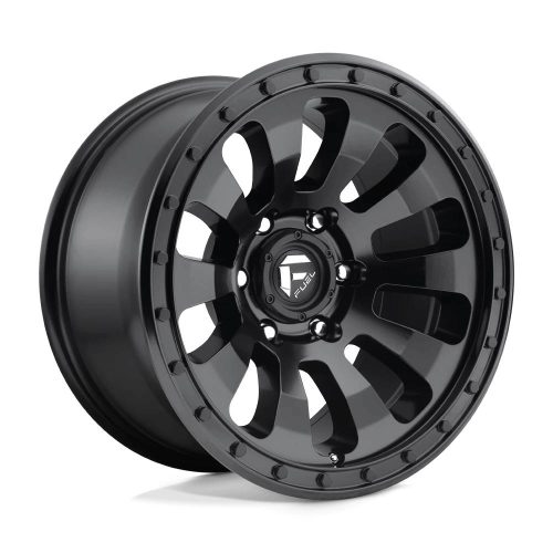 Alloy Wheel 17x9 ET-12 5x127 D630 Tactic Matte Black Fuel