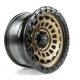 Alloy Wheel 17x9 ET-12 5x127 D634 Zephyr Matte Bronze Black Bead Ring Fuel