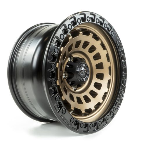 Alloy Wheel 17x9 ET1 5x127 D634 Zephyr Matte Bronze/Black Bead Ring Fuel