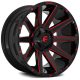 Alloy Wheel 22x10 ET-19 6x139,7/6x135 D643 Contra Gloss Black/Candy Red Fuel