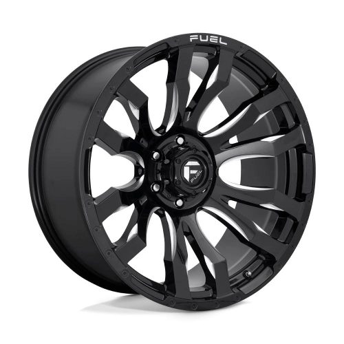 Alloy Wheel 18x9 ET-12 5x127 D673 Blitz Gloss Black Milled Fuel