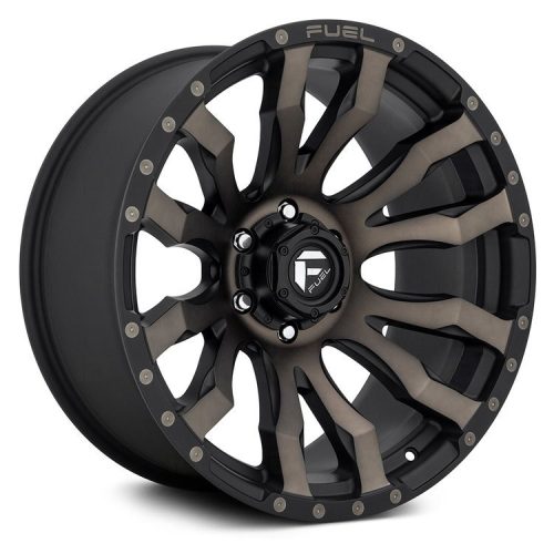 Alloy Wheel 17x9 ET-12 5x127 D674 Blitz Matte Black Double Dark Tint Fuel