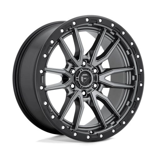 Alloy Wheel 20x9 ET20 6x135 D680 Rebel Matte GUN Metal Black Bead Ring Fuel