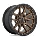 Alloy Wheel 17x9 ET-12 5x127 D681 Rebel Matte Bronze Black Bead Ring Fuel