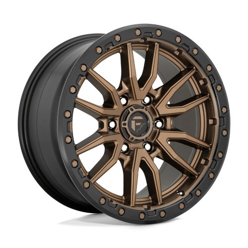 Alloy Wheel 20x10 ET-18 6x139,7 D681 Rebel Matte Bronze Black Bead Ring Fuel