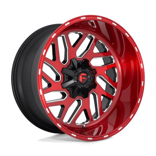 Alloy Wheel 20x10 ET-18 5x114.3/5x127 D691 Triton Candy RED Milled Fuel