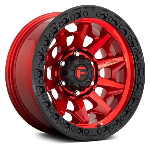 Alloy Wheel 20x9 ET1 5x127 D695 Covert Candy Red/Black Ring Fuel