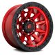 Alloy Wheel 20x9 ET20 5x127 D695 Covert Candy Red/Black Ring Fuel