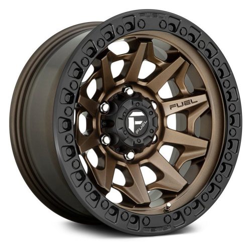 Alloy Wheel 17x8.5 ET34 5x120 D696 Covert Matte Bronze/Black Bead Ring Fuel