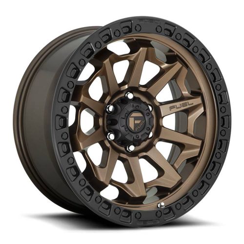 Alloy Wheel 20x10 ET-18 8x165.1 D696 Covert Matte Bronze Black Bead Ring Fuel