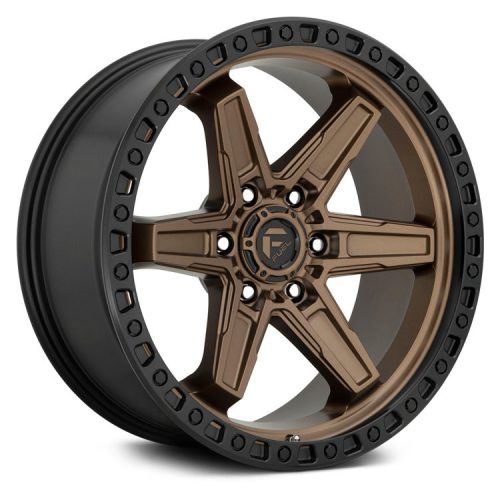 Alloy Wheel 17x9 ET1 6x139,7 D699 Kicker 6 Matte Bronze Black Bead Ring Fuel