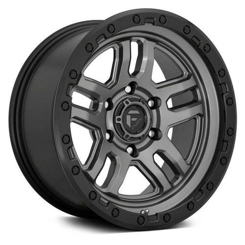 Alloy Wheel 18x9 ET20 5x127 D701 Ammo Matte Gun Metal/Black Bead Ring Fuel